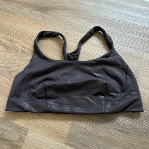 Lululemon Wunder Train Bra Foil Size 14